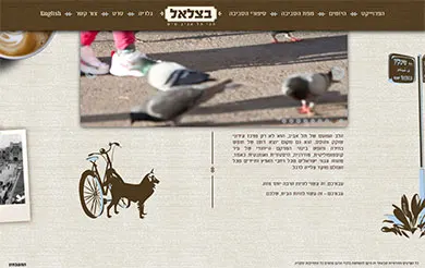 בצלאל — אתר פרויקט מגורים — מסך מהפרויקט